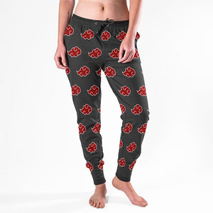 Akatsuki Classic Clouds Cosplay Look Naruto Sweatpants Joggers-Joggers-Activewear,Akatsuki,Joggers,Naruto,Naruto Joggers,Sweatpants