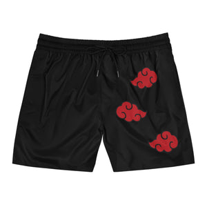 Akatsuki Cosplay Pattern Swim Shorts