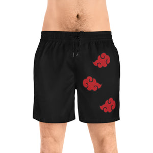 Akatsuki Cosplay Pattern Swim Shorts