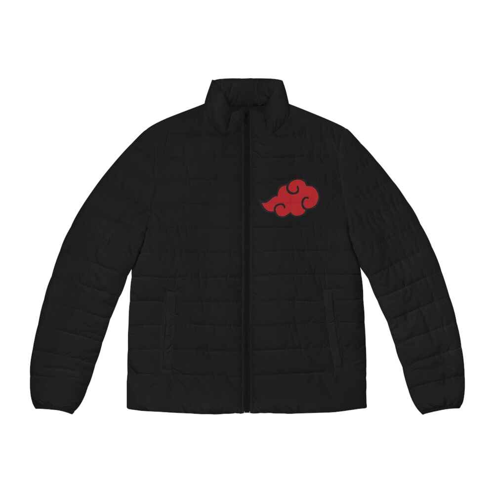 Naruto Akatsuki Cosplay Pattern Puffer Jacket