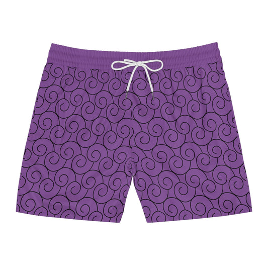 Akuma no Mi One Piece Pattern One Piece Swim Shorts
