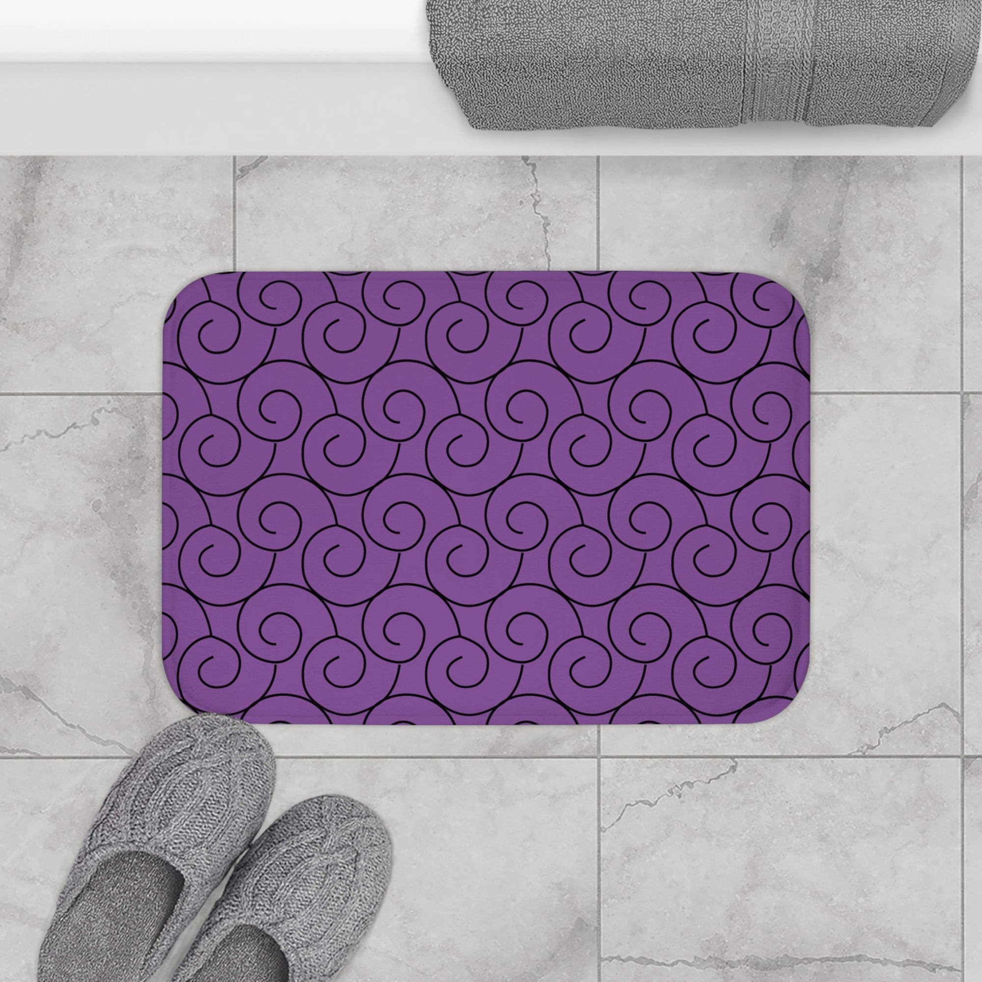 Akuma no Mi One Piece Pattern half Bath Mats