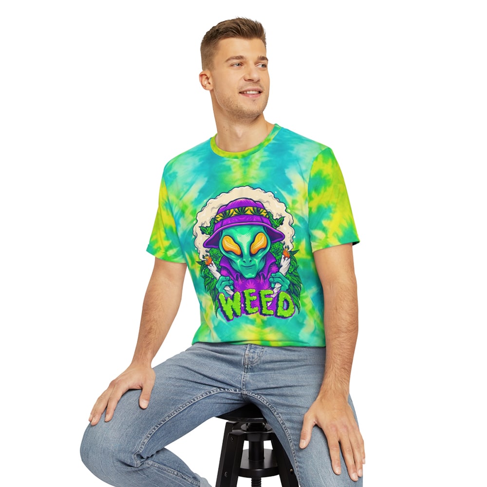 Alien Smoking Tie Dye Fusion T-Shirt