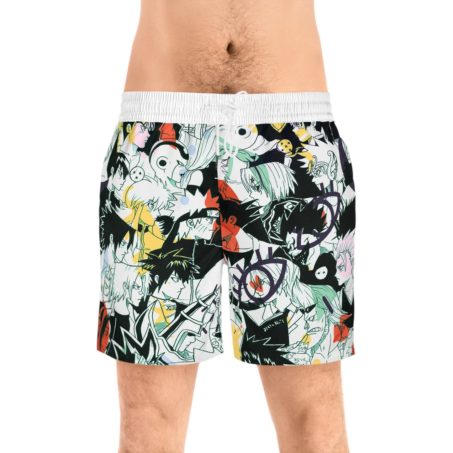Naruto Dragon Ball All Anime Crossover Swim Shorts