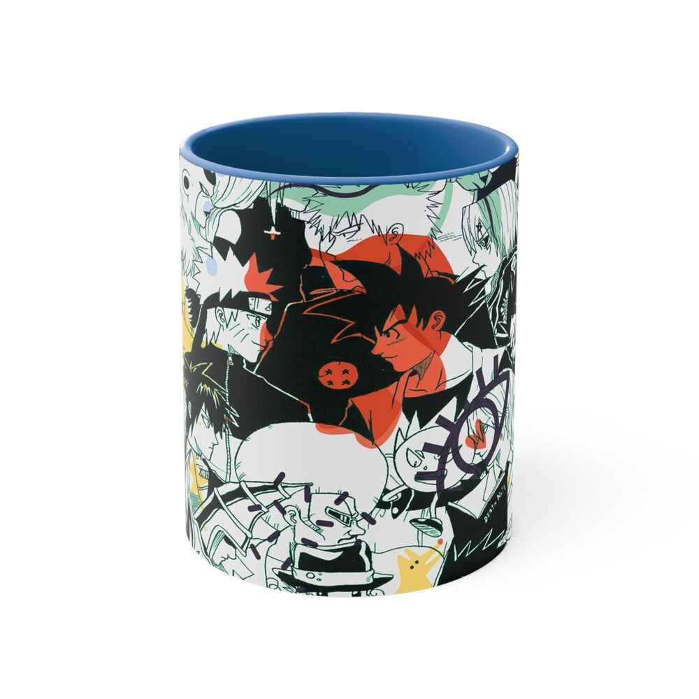 Naruto Dragon Ball Alle Anime Crossover Akzent-Kaffeetasse