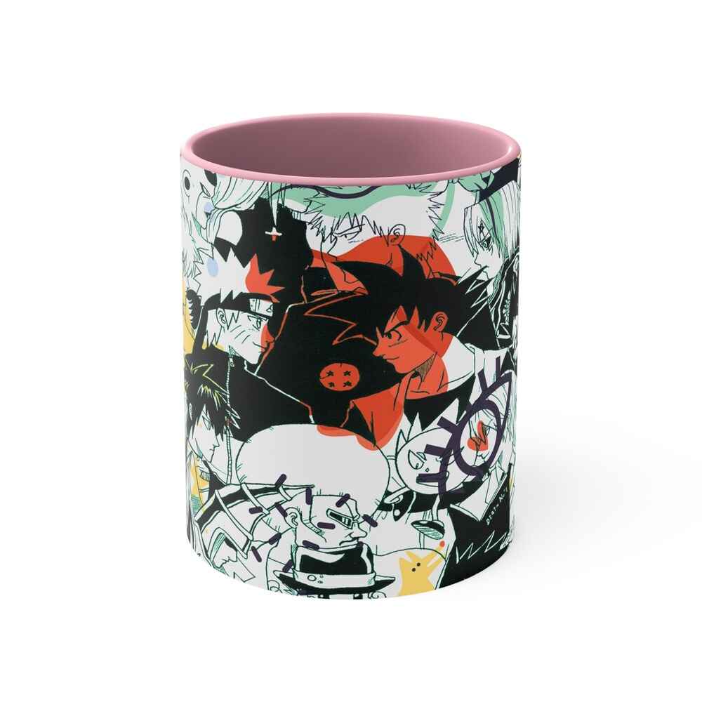 Naruto Dragon Ball Alle Anime Crossover Akzent-Kaffeetasse