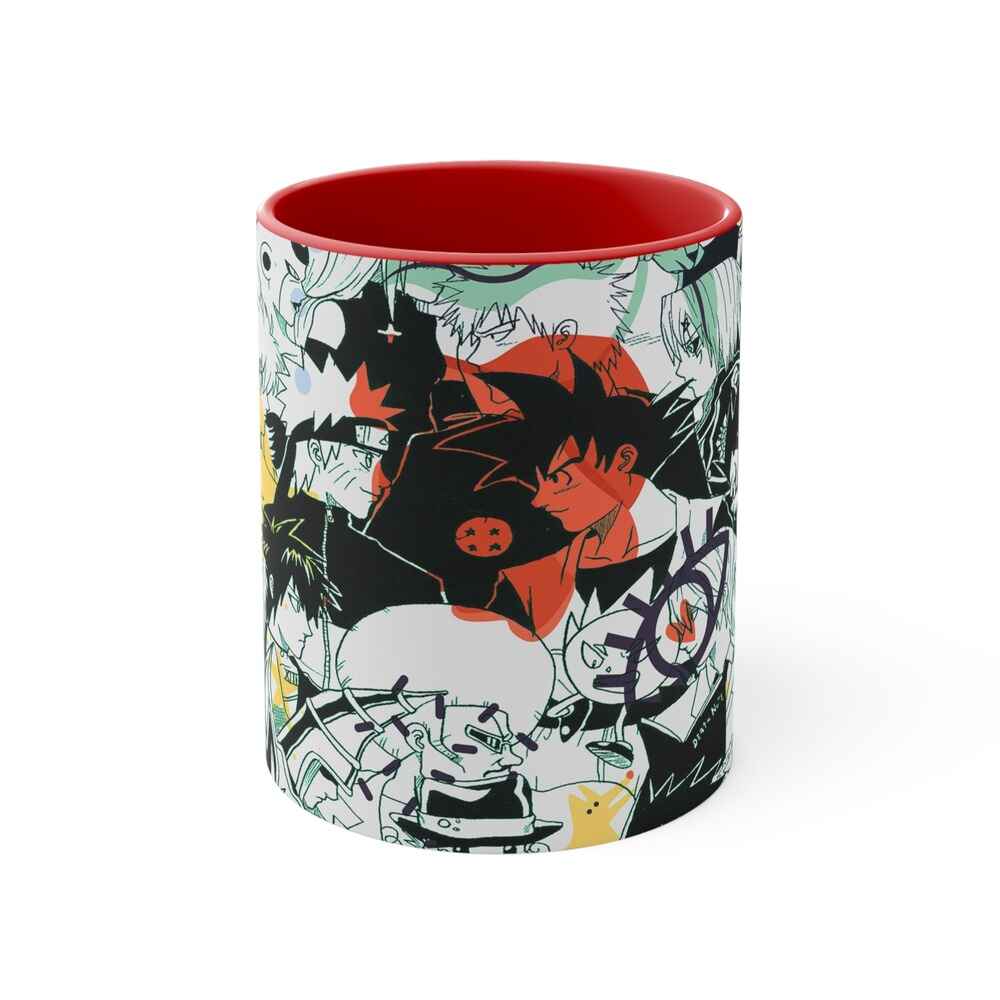 Naruto Dragon Ball Alle Anime Crossover Akzent-Kaffeetasse