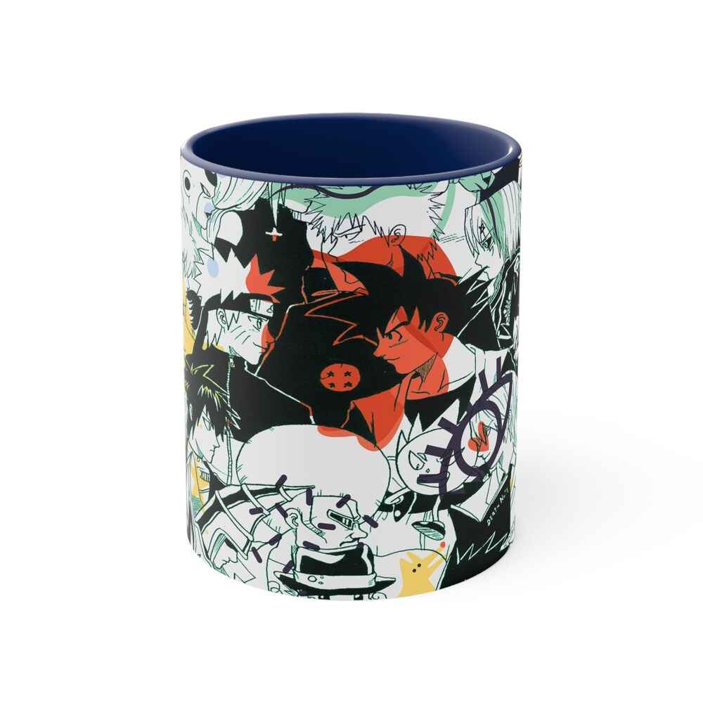 Naruto Dragon Ball Alle Anime Crossover Akzent-Kaffeetasse