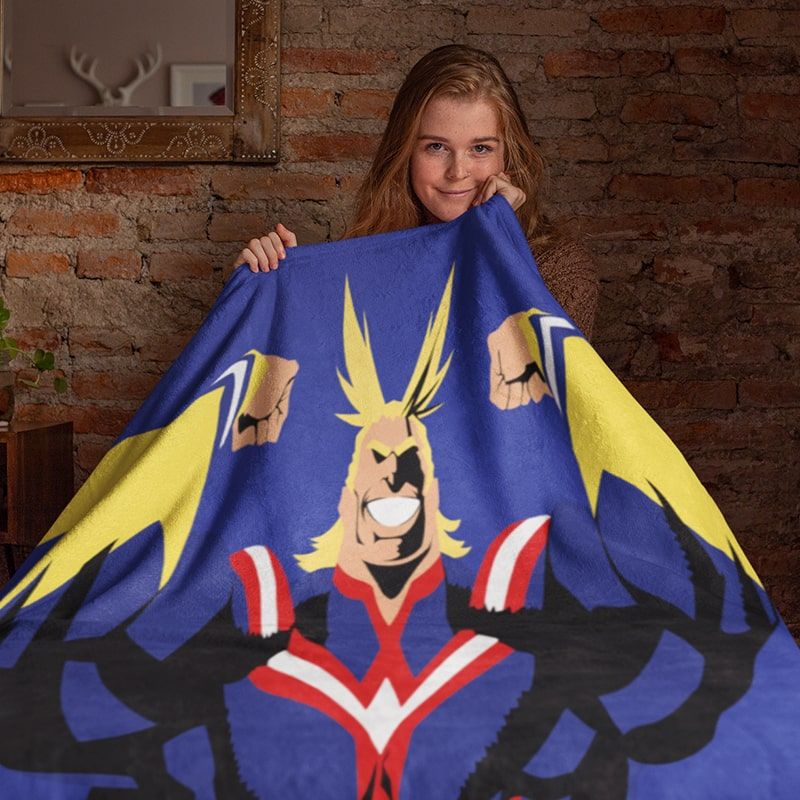 All Might One For All Classic My Hero Academia  Blanket-My Hero Academia-Blanket,My Hero Academia,My Hero Academia Blanket