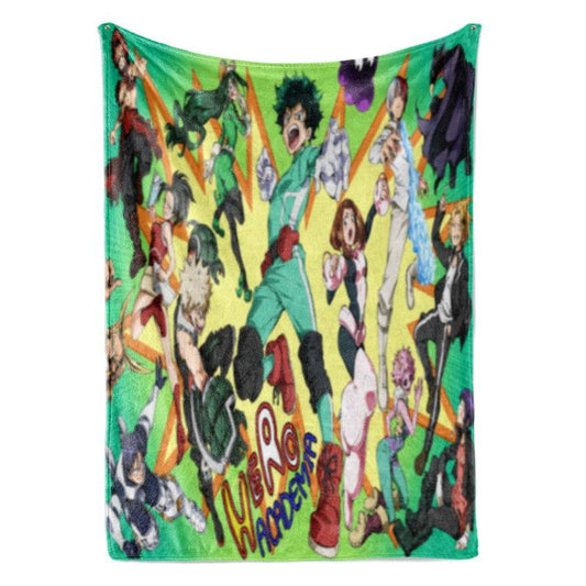 All Star UA Class Quirk Power My Hero Academia  Blanket-My Hero Academia-Blanket,My Hero Academia,My Hero Academia Blanket