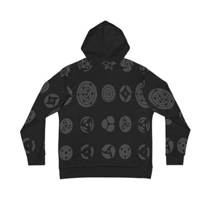 Anime Shinobi Eyes All Over Brushed Pullover Hoodie