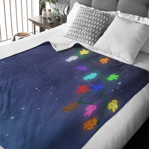 Among Us Aesthetic Space Branch Plush Fleece Blanket