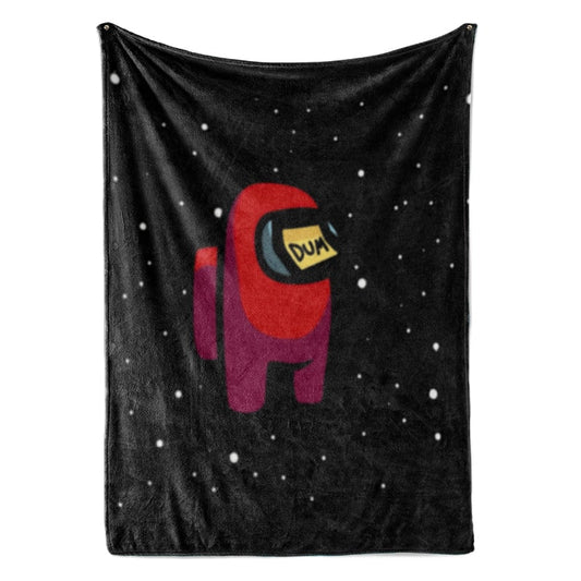 Among Us Dum Look Plush Fleece Blanket