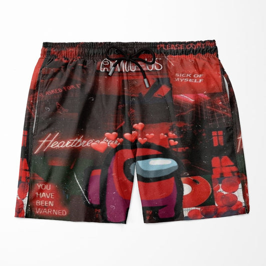 Among Us Graffiti Art Fusion Shorts