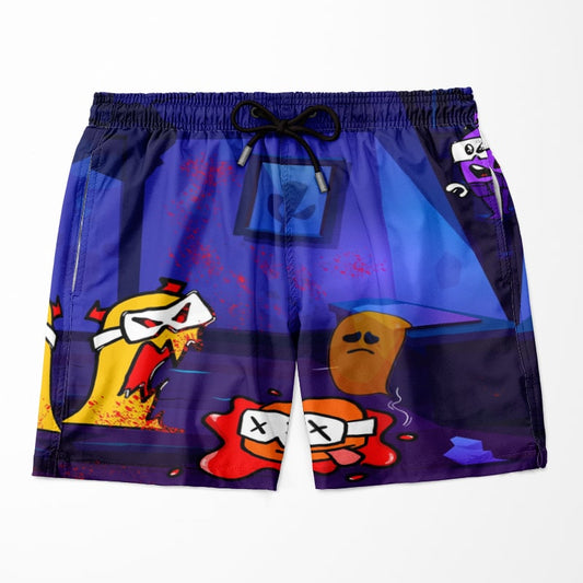 Among Us Halloween Color Blend Shorts