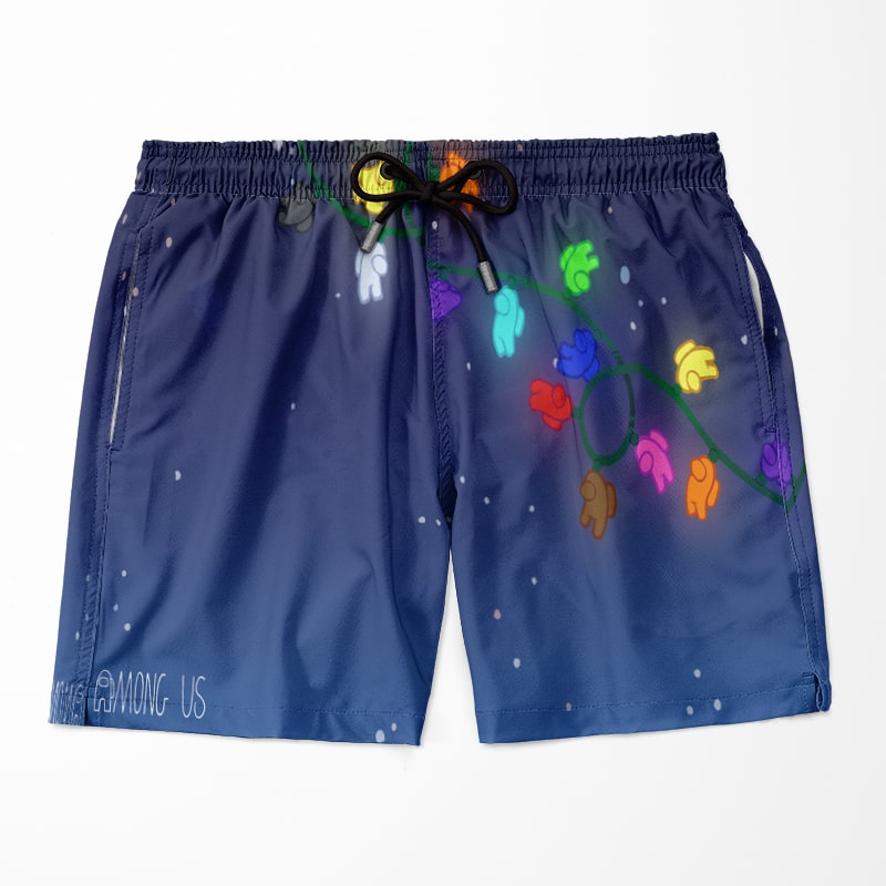 Among Us Minimalist Design, Glowing Branch Shorts