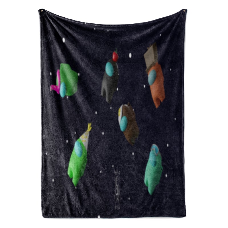 Among Us Space Fusion Plush Fleece Blanket