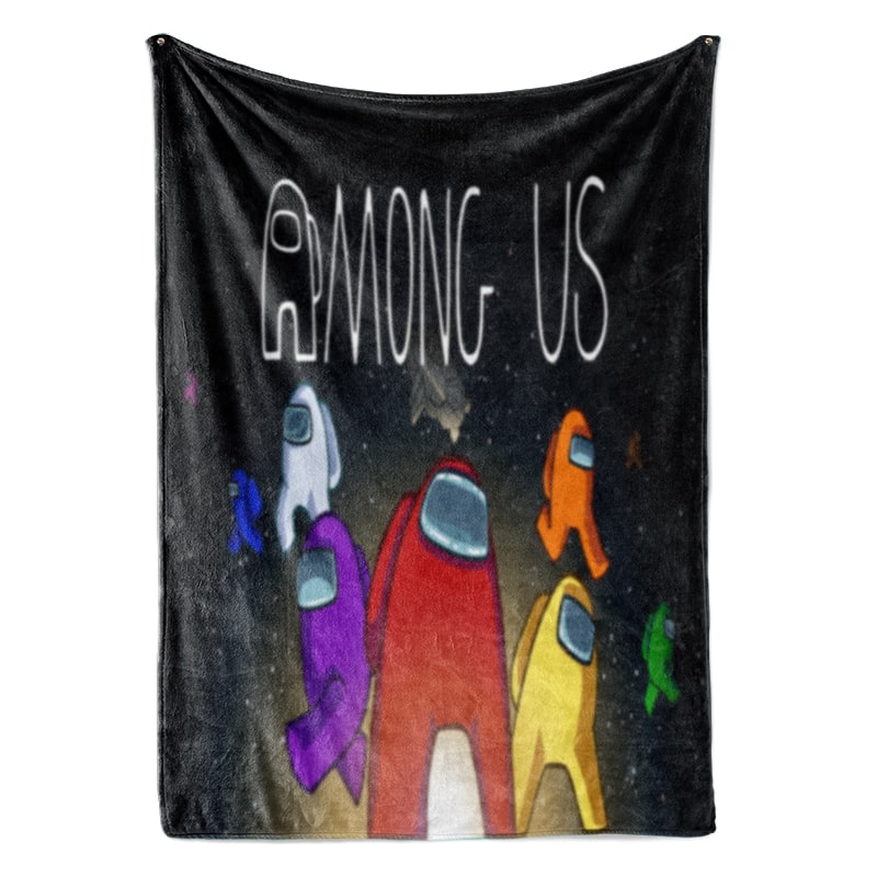 Among Us Spaceship Blend Plush Fleece Blanket
