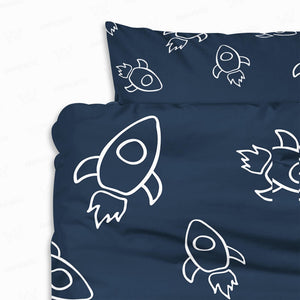 Apace Rockets Modern Stitched Comforter Set Bedding