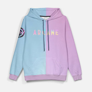 Jinx Was Here Color Overlap Pullover Hoodie