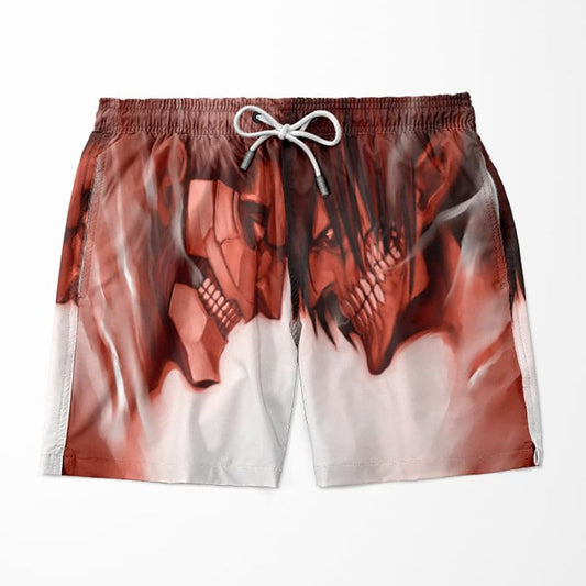 Attack on Titan Armored Titan War Hammer Titan Face Off Shingeki no Kyojin Shorts