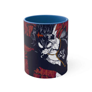 Asta Black Clover Accent Coffee Mug