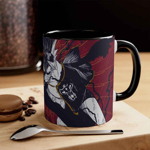 Asta Black Clover Accent Coffee Mug