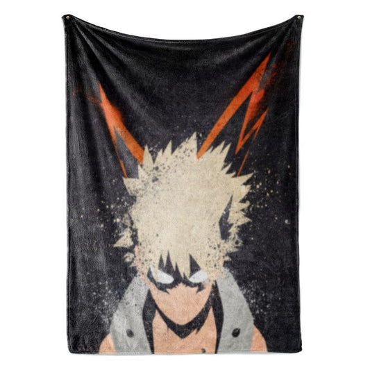Bakugo Abstract Art My Hero Academia Blanket-My Hero Academia-Blanket,My Hero Academia,My Hero Academia Blanket