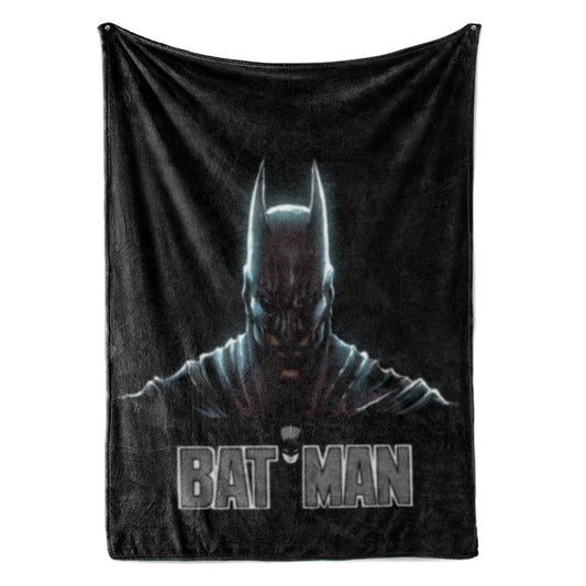 Batman Dark Sketch Embossed Comic Hero Blanket