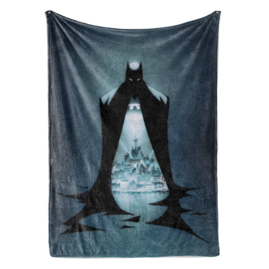 Batman Gotham City Covered Inside Comic Hero Blanket