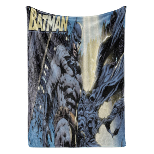 Batman Vintage Comic Look Brushed Blanket