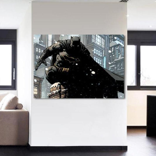 Batman Canvas Attractive Wall 3D Printed Framed Canvas