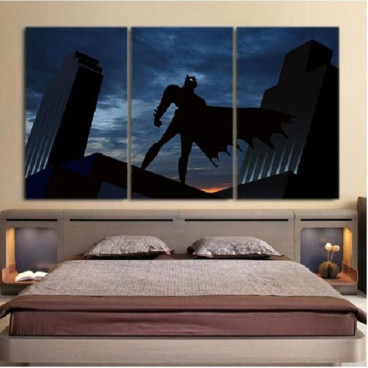 Batman Canvas The Night Screams 3D Printed Framed Canvas