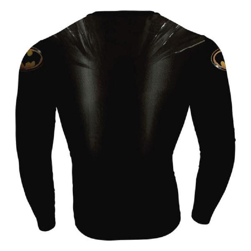Batman Titanium 3D Printed Batman Long Sleeve Shirt