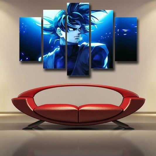Black Goku 3D Printed Goku Canvas
