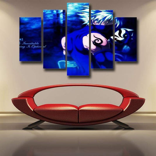 Naruto Canvas Kakashi Hatake Blue-Naruto-Blue,Canvas,Kakashi,Naruto