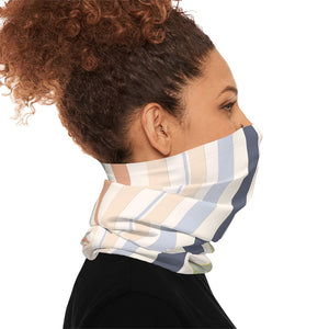 Bohemian Boho Chic Stripes Neck Gaiter Bandana Scarf