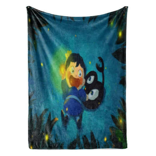 Bojji Kage Sweat Dreams Ranking of Kings Throw Blanket