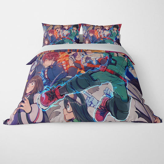 Boku No Hero Academia Cast Brushed Duvet Cover set Bedding