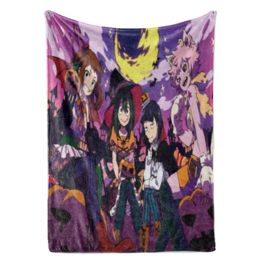 Boku No Hero Academia Girls  Halloween Blanket-My Hero Academia-Blanket,My Hero Academia,My Hero Academia Blanket