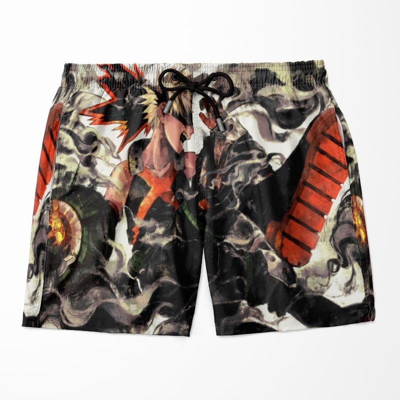 My Hero Academia Bokugo Katsuki Premium Brushed BNHA Shorts