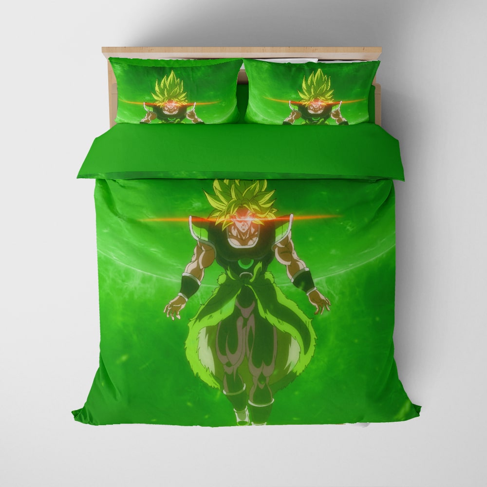 Broly Super Saiyan Universe Blend Comforter Set  Bedding