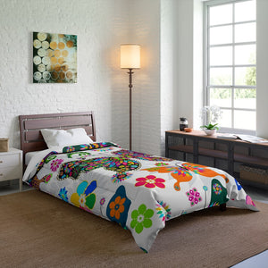 Butterfly Floral Blend Comforter Set Bedding