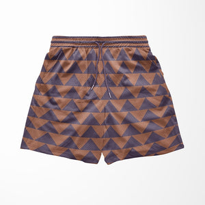 Zeppeli Pattern JoJo Mesh shorts