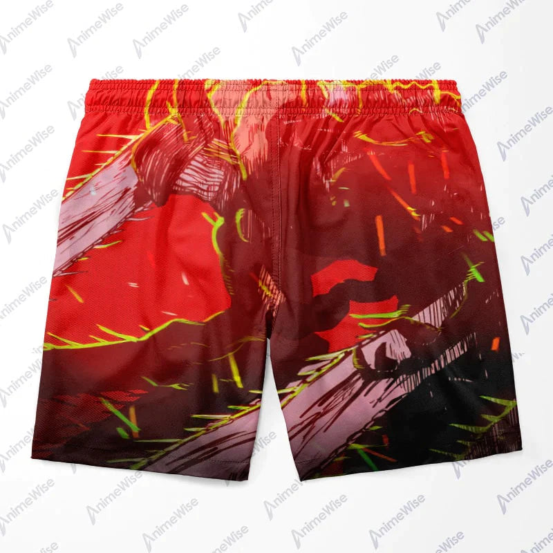 Chainsaw Devil Denji All Over Print Chainsaw Man Shorts