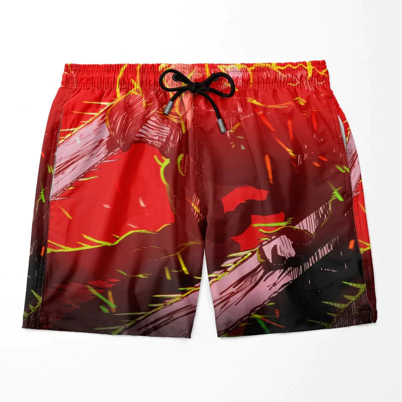 Chainsaw Devil Denji All Over Print Chainsaw Man Shorts