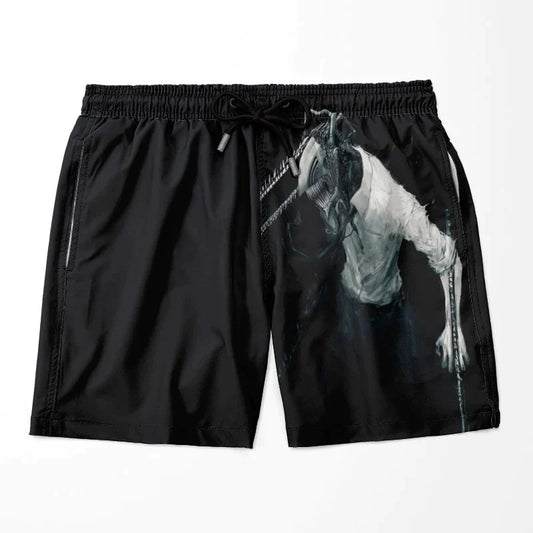 Chainsaw Devil Denji Dark Brushed Chainsaw Man Shorts