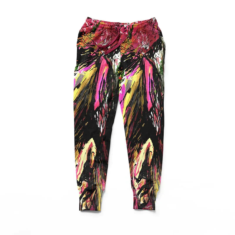 Chainsaw Man Abstract Brushed Sweatpants Joggers