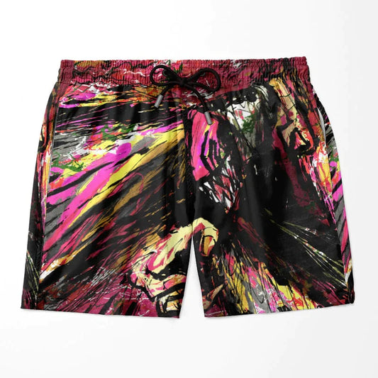 Chainsaw Man Abstract Brushed Denji Devil Shorts