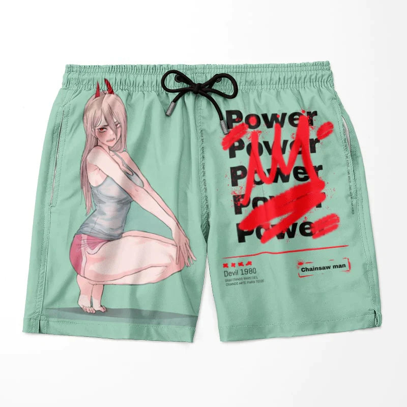 Chainsaw Man Power Kawaii Look Shorts